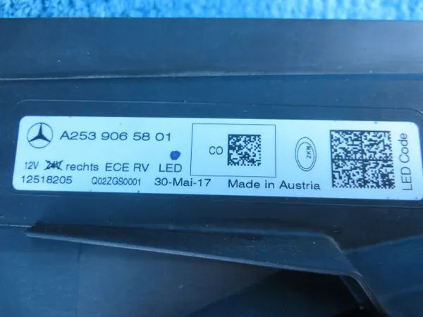 FARO DELANTERO DERECHO MERCEDES GLC X253 LED image 9