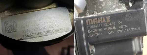 Komplett turbo 1.2 TSI TFSI - CBZ CBZA CBZB CBZC - OEM image 2