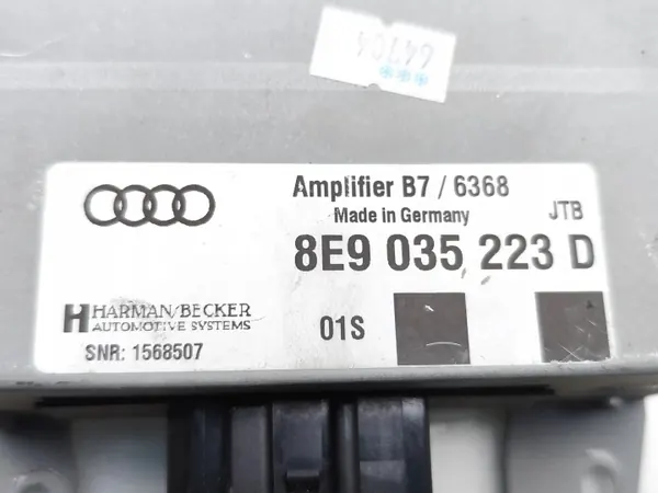 Audi A4 B7 Audio-Verstärker OEM 8e9035223d image 7