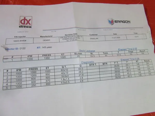 INJEKTOR DENSO NISSAN X-TRAIL T30 2.2D 2001 16600-8H800 image 6