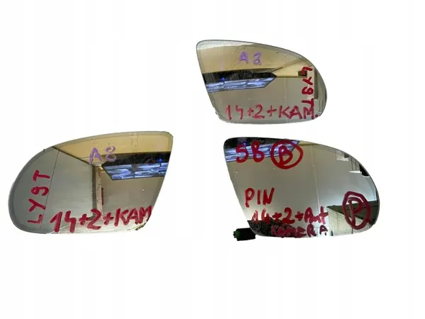 Audi A8 spiegelglas OEM 4H0857536D/4H0857535E image 2