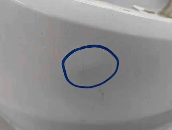 Parachoques trasero completo blanco polar Mercedes W205 image 3