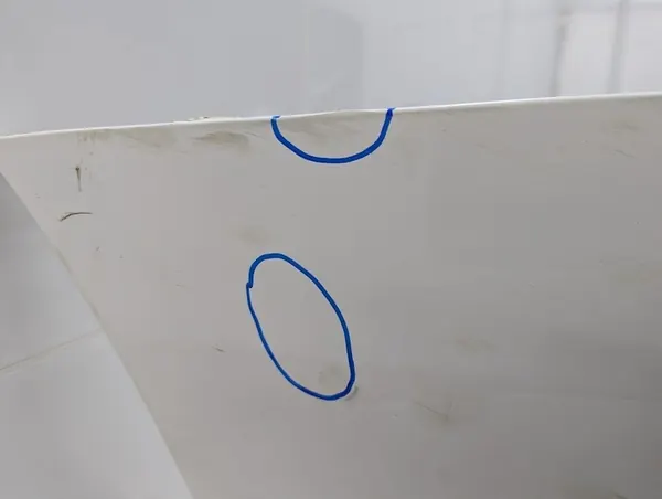 Parachoques trasero completo blanco polar Mercedes W205 image 5