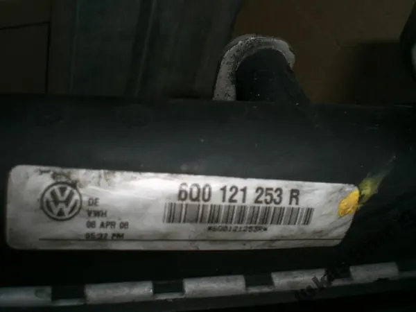 Radiador de Refrigeración Ventilador AC Ibiza Polo Fabia 6Q0121253R image 8