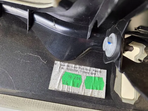 Couvercle de pilier de toit arrière Saab 93 9-3 II 02- 12833359 image 6