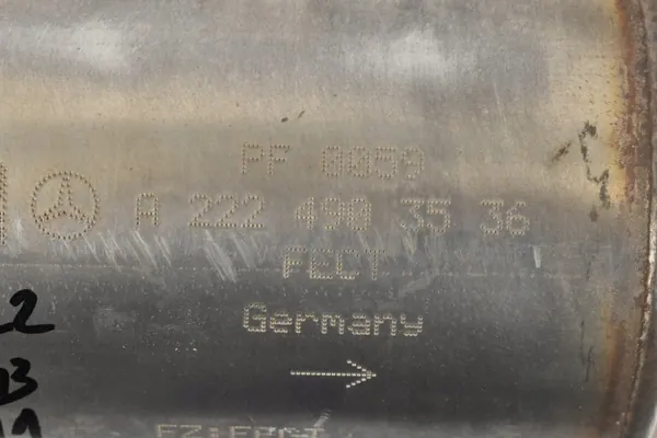 Katalysator höger bak OEM A2224903536 Mercedes W222 image 4