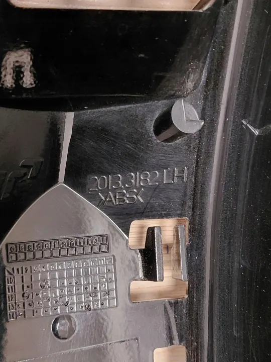 Opel Zafira C Linker Spiegelframe OEM - Glanzende Afwerking image 8