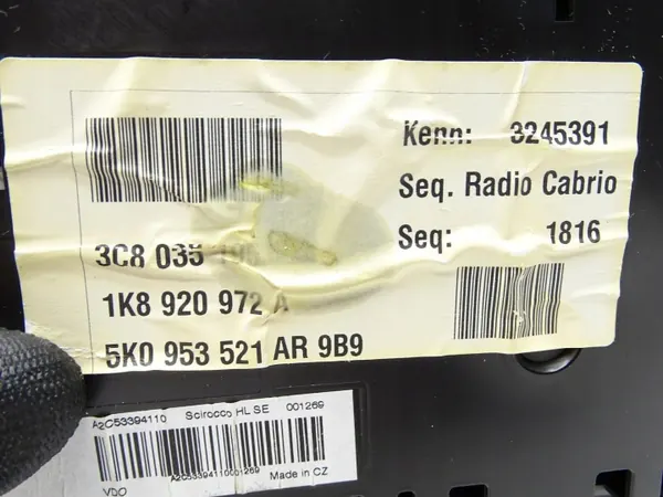 OEM 1K8920972A Compteur pour VW Scirocco III image 6