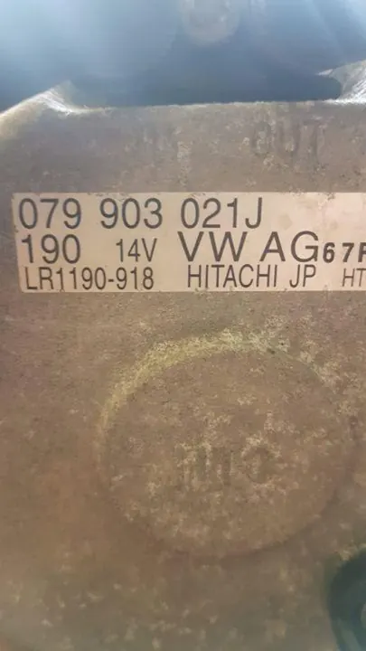 Audi A6 S6 C6 2007 Alternator OEM 079903021J499 image 3