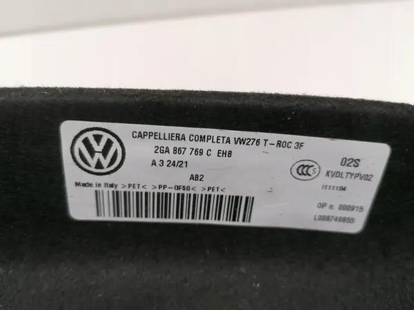 Prateleira traseira VW T-ROC Original 2017- image 6