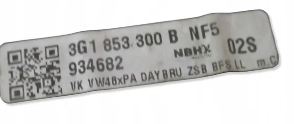 VW Passat B8 Konsoli Koristelista Oikea Etu OEM 3G1853300B image 3