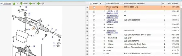 Saab 9-3 2003 Caixa de Direção image 8