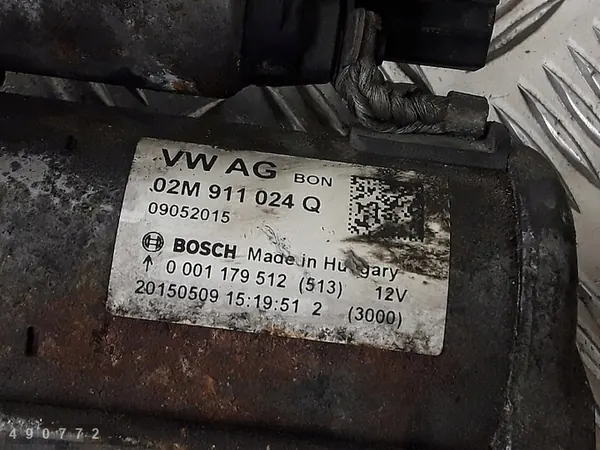 Arrancador Audi A1 2017 1400 TFSI 02M911024Q image 2