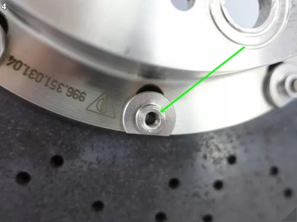 Keramik-Bremsscheibe OEM 99635103104 links vorne image 5