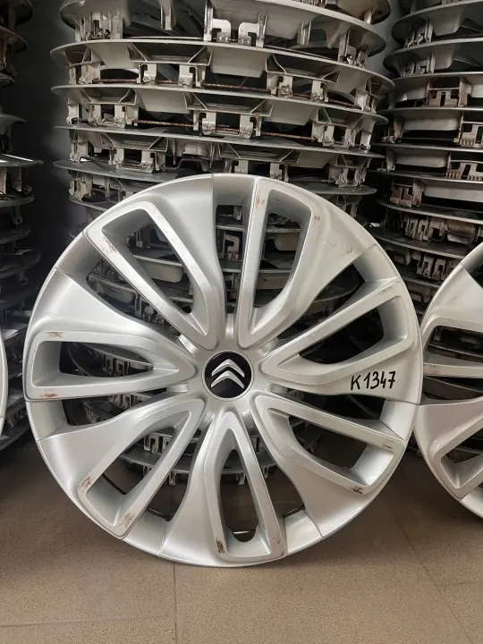4x Citroen Berlingo IV Original Hubcaps 16" OEM 9821512177 image 3