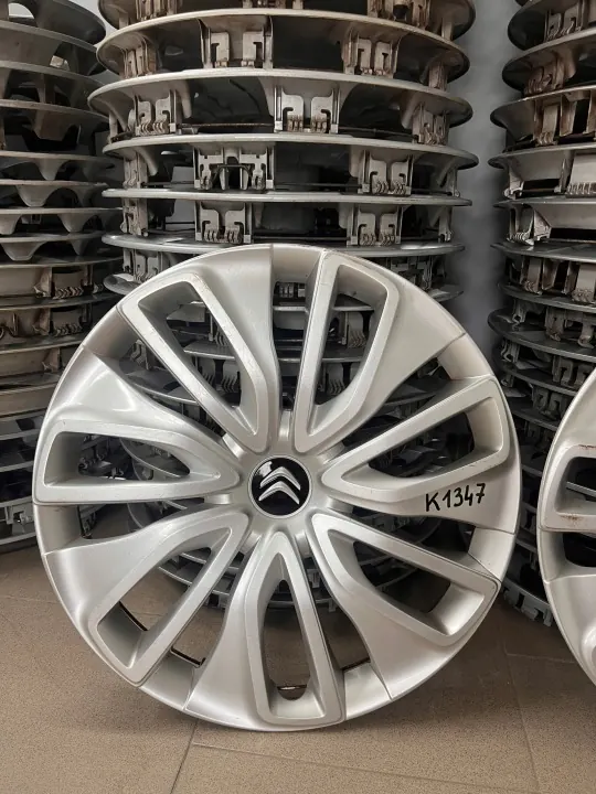4x Citroen Berlingo IV Original Hubcaps 16" OEM 9821512177 image 5