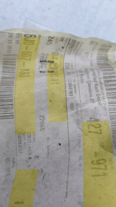 Bakre stötfångarhörn vänster Skoda Fabia Mk2 5J0807183 image 3