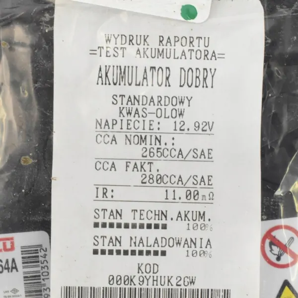 Batería OEM 28800-K0020 35Ah para Toyota Yaris IV image 6