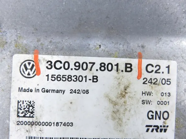 Käsijarrun ohjain OEM 3C0907801B VW Passat B6 image 3