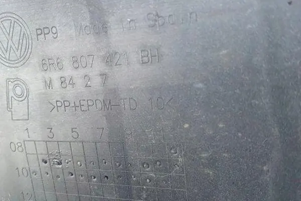 Paraurti posteriore VW POLO 2017 6R6807421BH image 3