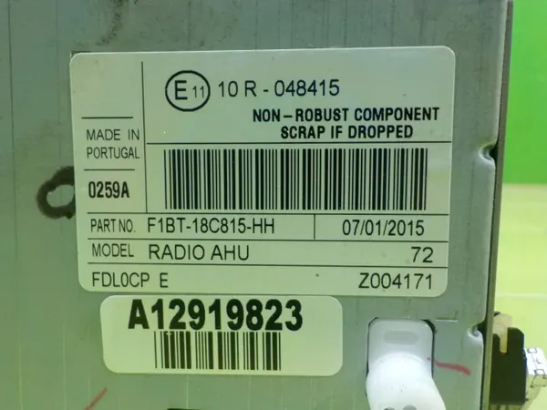 Radio Ford OEM F1BT-18C815-HH A12919823 image 6