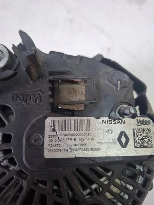 Renault Master III 2021 Alternator OEM 231007317R image 6