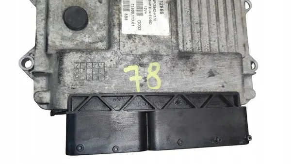 Unité de contrôle moteur ECU Fiat Fiorino 1.3 MJET MJD6F3H1 image 2