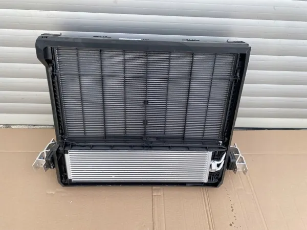 KOMPLET CHŁODNIC WENTYLATOR BMW X3 X4 G01 G02 BENZYNA CHŁODNICA WODY ORG image 2