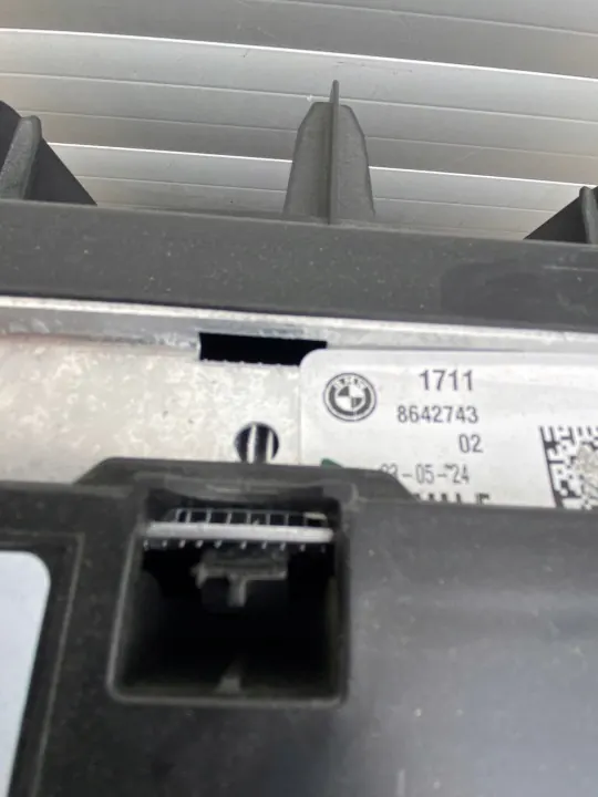 KOMPLET CHŁODNIC WENTYLATOR BMW X3 X4 G01 G02 BENZYNA CHŁODNICA WODY ORG image 3