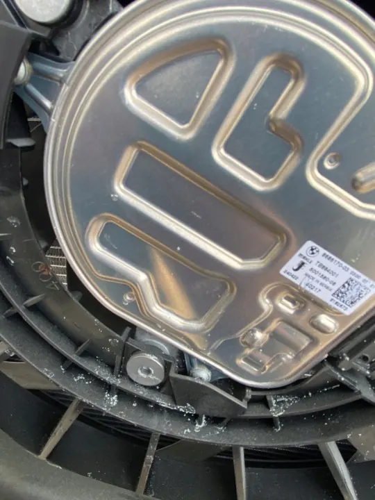 KOMPLET CHŁODNIC WENTYLATOR BMW X3 X4 G01 G02 BENZYNA CHŁODNICA WODY ORG image 8
