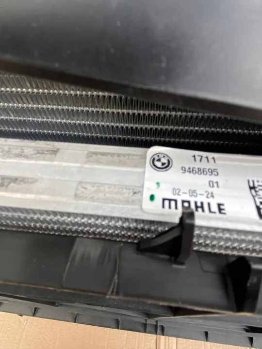 KOMPLET CHŁODNIC WENTYLATOR BMW X3 X4 G01 G02 BENZYNA CHŁODNICA WODY ORG image 9