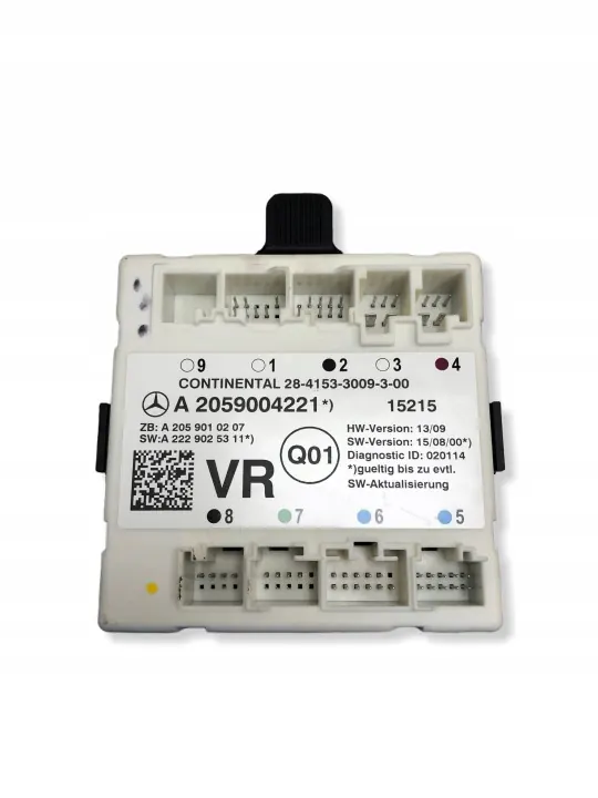 OEM A2059004221 etuovioikea oven ohjausmoduuli Mercedes image 2