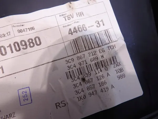 Hintere Rechte Türverkleidung VW Passat B6 Kombi image 5