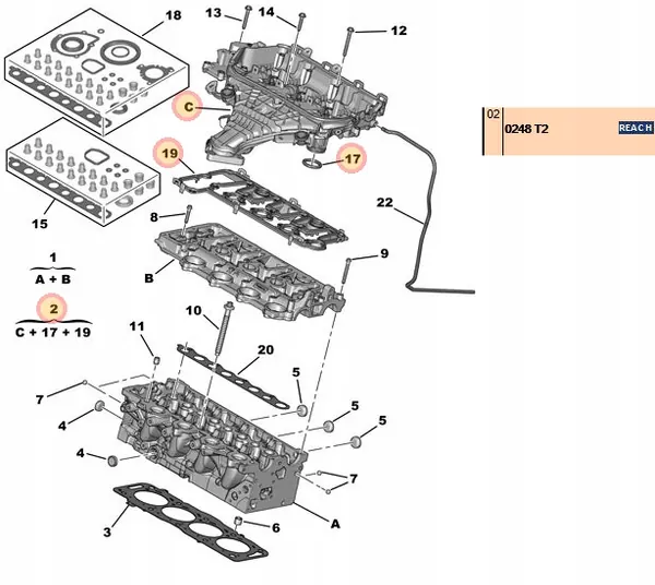 Ventilock Citroen Peugeot 2.0 HDI OE 0248T2 image 2