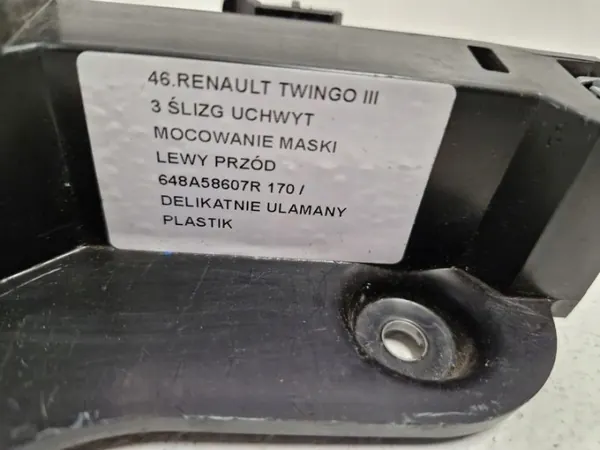 Renault OE 648A58607R Support de Capot image 7