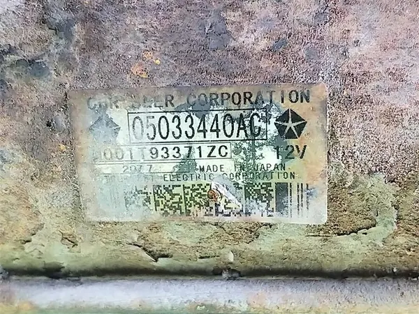 Motor de arranque Dodge Caliber 2.0B 156CV 2006-2011 CHRYSLER M001T93371ZC image 8