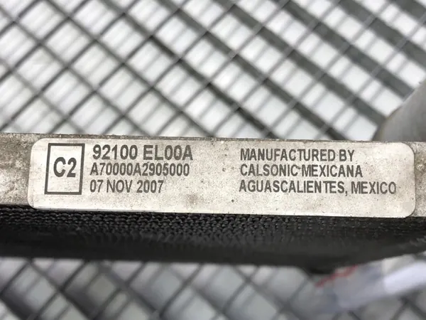 Ilmastointijäähdytin Nissan Tiida 1.8 92100EL00A image 5