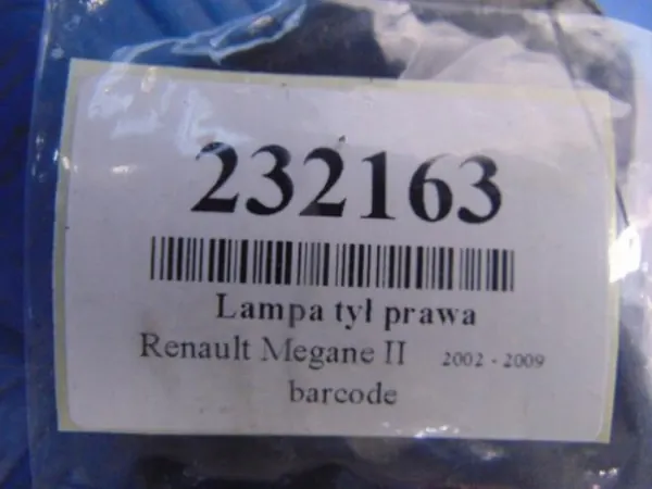 LÁMPARA TRASERA DERECHA RENAULT MEGANE II 8200073237-B image 9