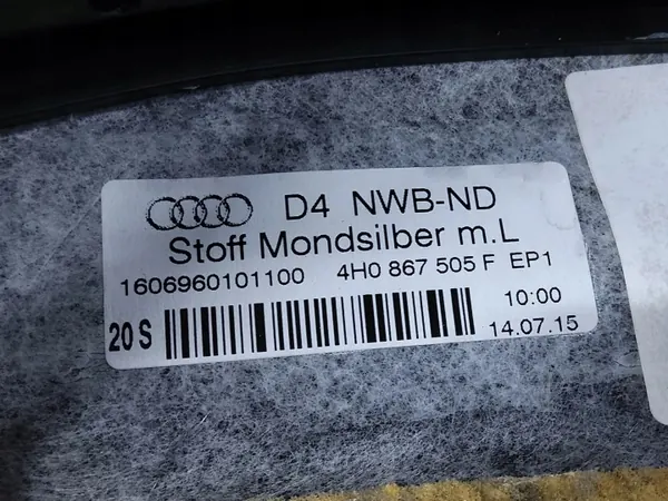 Gebruikte Audi OE Dakbekleding Clip 4H0867505F image 6