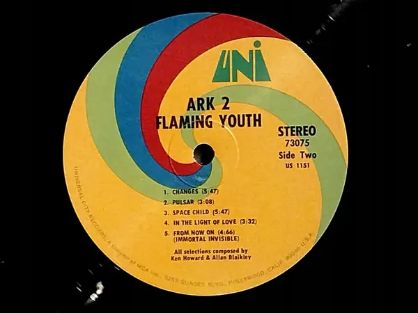 Ark 2 - Flaming Youth, LP, 1969, US image 4