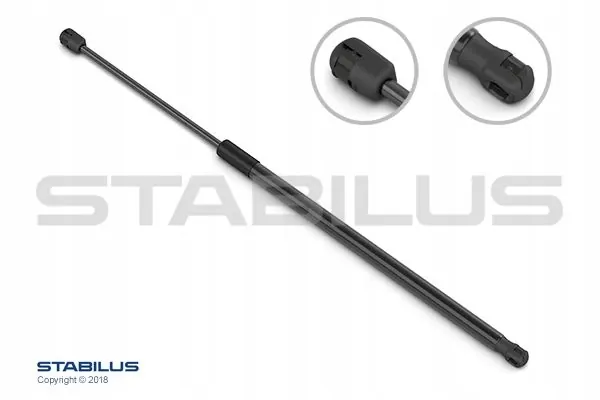 Muelle de gas Stabilus 641743, tapa maletero, 1060N image 2