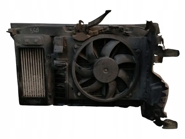OEM CHŁODNICA CHŁODNICE KOMPLET WENTYLATOR CITROEN C4 II B7 image 4