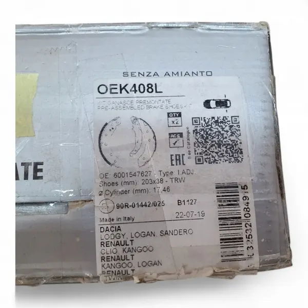 Jeu de plaquettes de frein Samko KEG408 - Occasion image 6