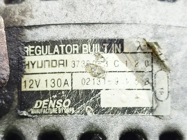 Vaihtovirtageneraattori Hyundai Santa FE II 3.3 V6 DENSO 130A image 8