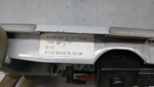 Plaquette d'éclairage cabine OEM A1688200101 Mercedes Vaneo image 10