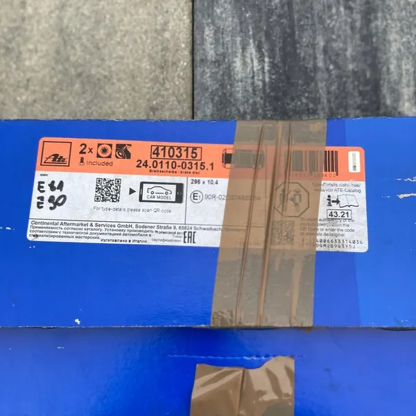 ATE 24.0110-0315.1 Disco de Freio image 3