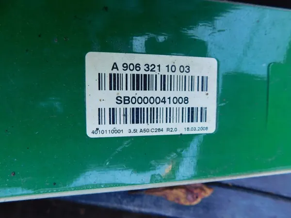 Fram tvärfjäder gummi tvilling Sprinter 906 image 2