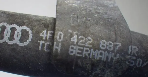 Tuyau d'admission Audi RS6 C6 A6 OEM 4F0422887AR image 4