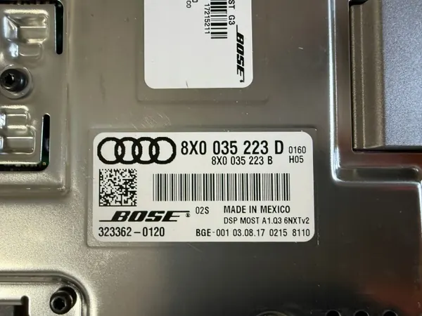 Amplificador Bose Audi Q3 8U0 OEM 8X0035223D image 4