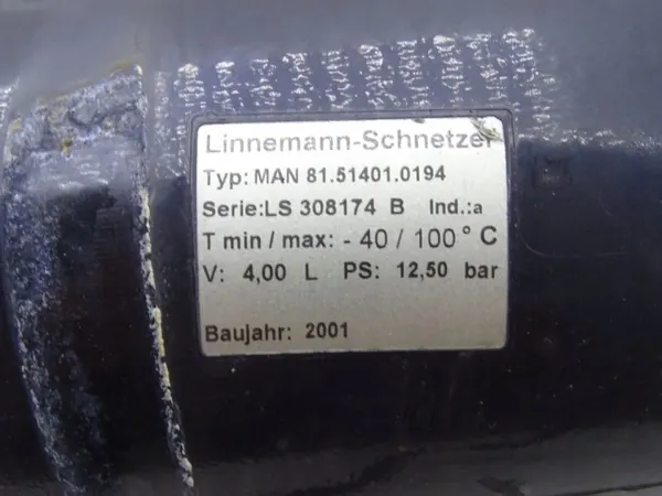 MAN OE 81514010212 Luchttank voor pneumatisch systeem image 3